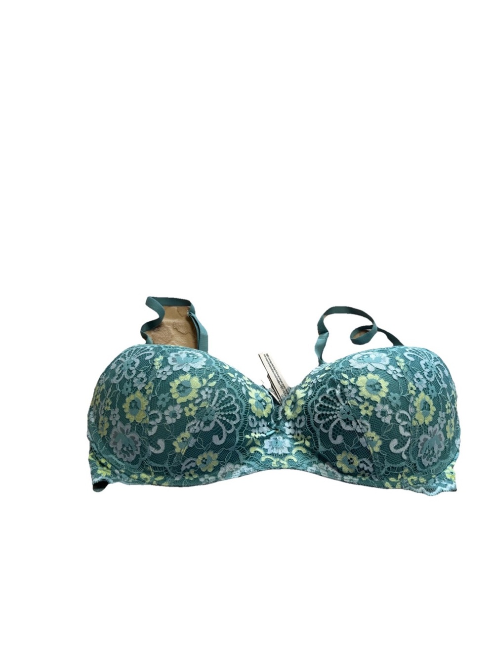 Victoria Secret Women’s Teal Floral Dream Angels No Wire San Armature Bra! 36D